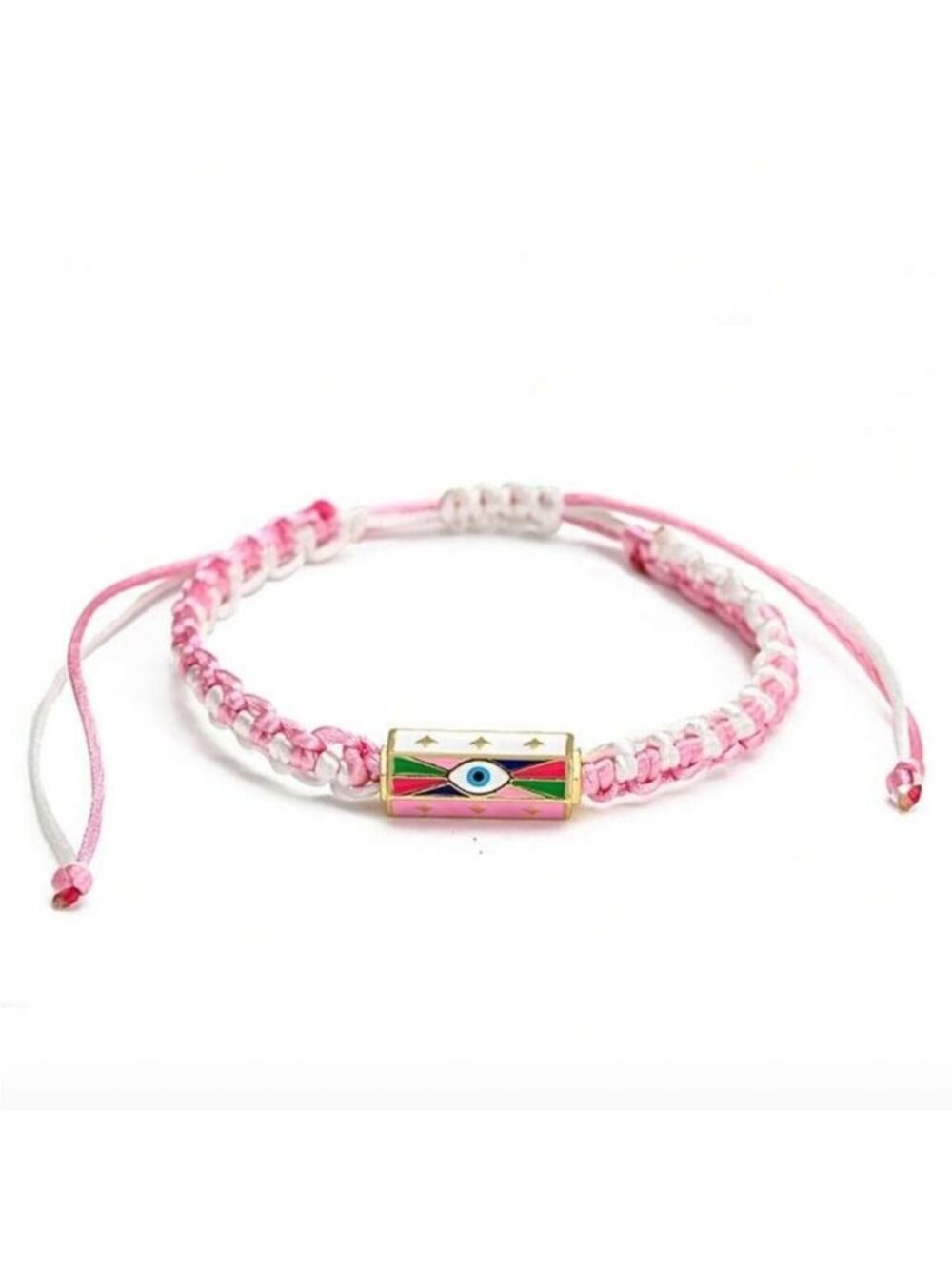 Pink Evil Eye Bracelet Q875
